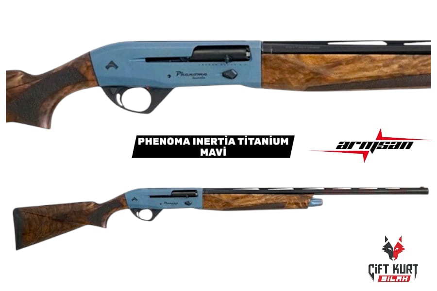 ARMSAN PHENOMA INERTİA TİTANİUM MAVİ OTOMATİK YİVSİZ AV TÜFEĞİ